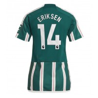 Manchester United Christian Eriksen #14 Replica Away Shirt Ladies 2023-24 Short Sleeve